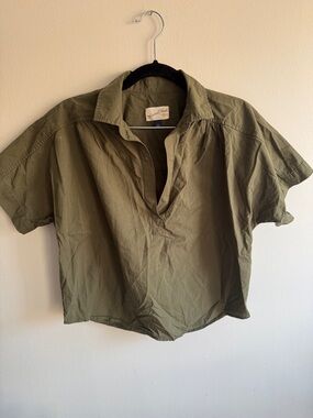 Universal Thread Olive Green Collar Shirt